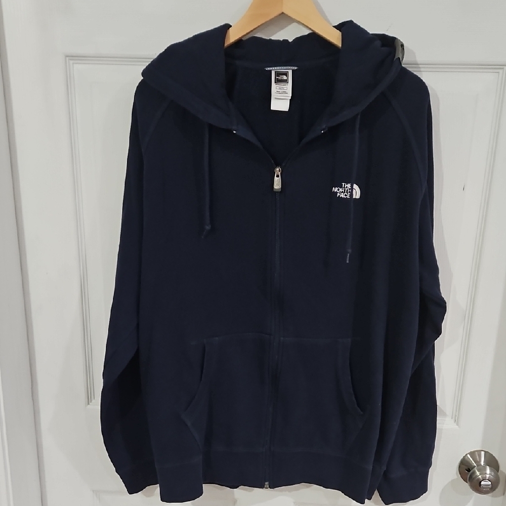 The North Face Men's Dark Blue Zip-Up Sweater